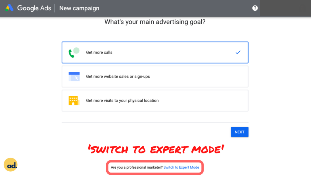 Step 2 Setting Up Google Ads Account